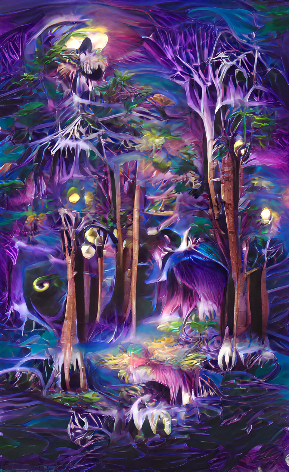 dark forest full moon magic preview