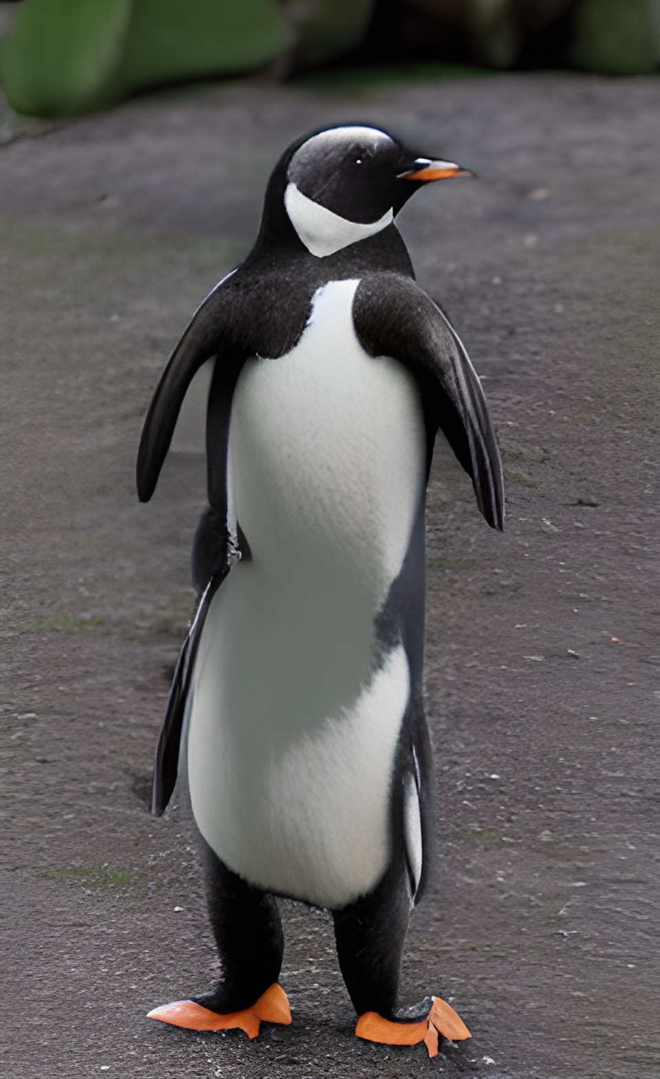 a penguin that walks on people preview