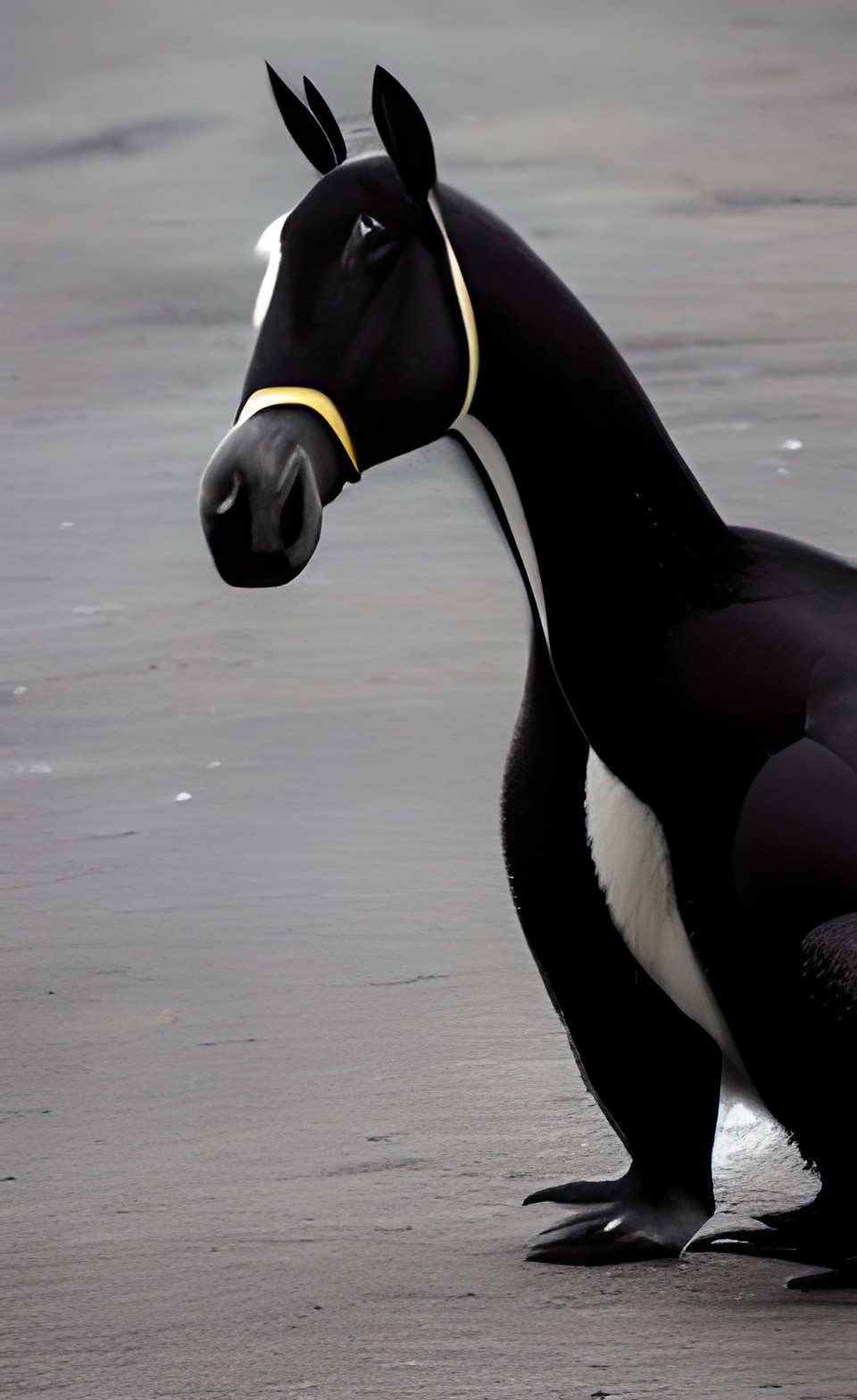 a penguin horse preview