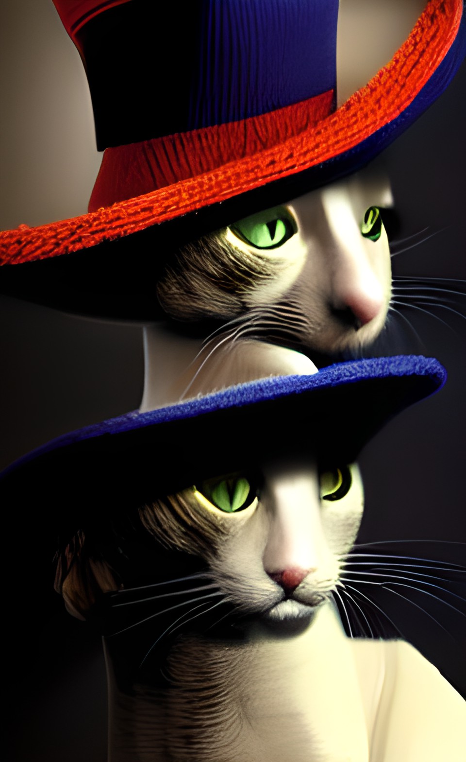 cats wearing hats preview