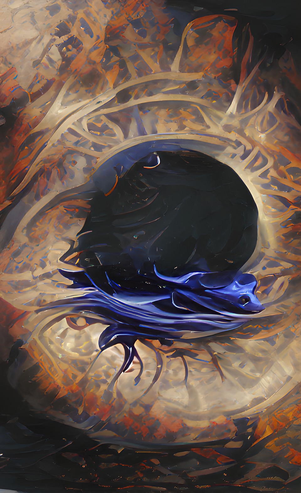 eye of magus, inky black, deep, dark blue preview