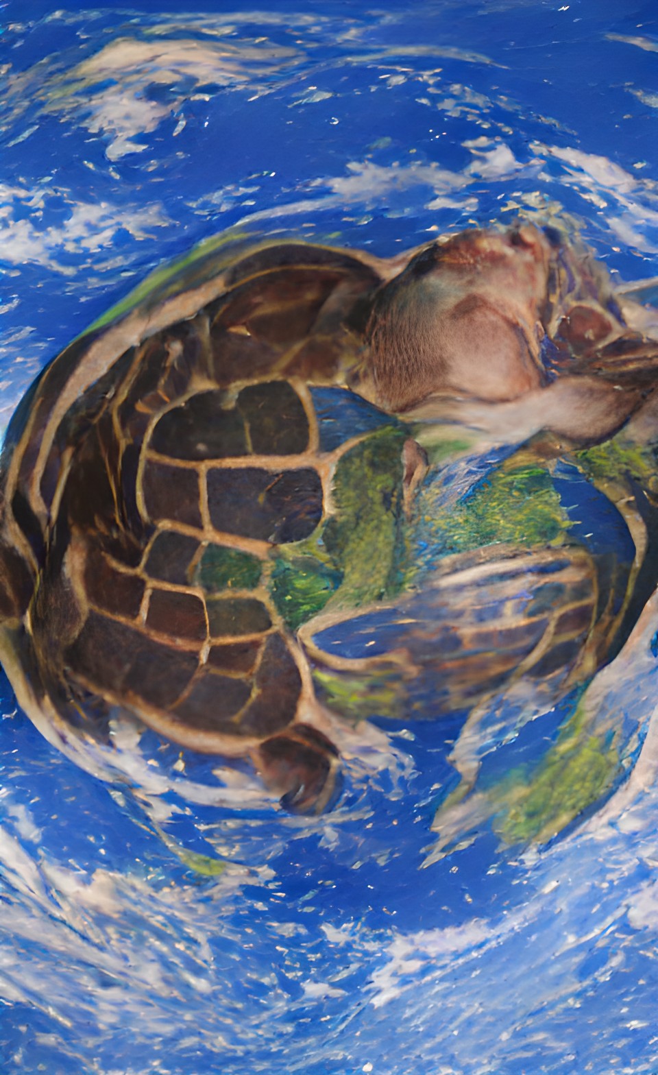 the world, the whole earth, on the back of a turtle preview