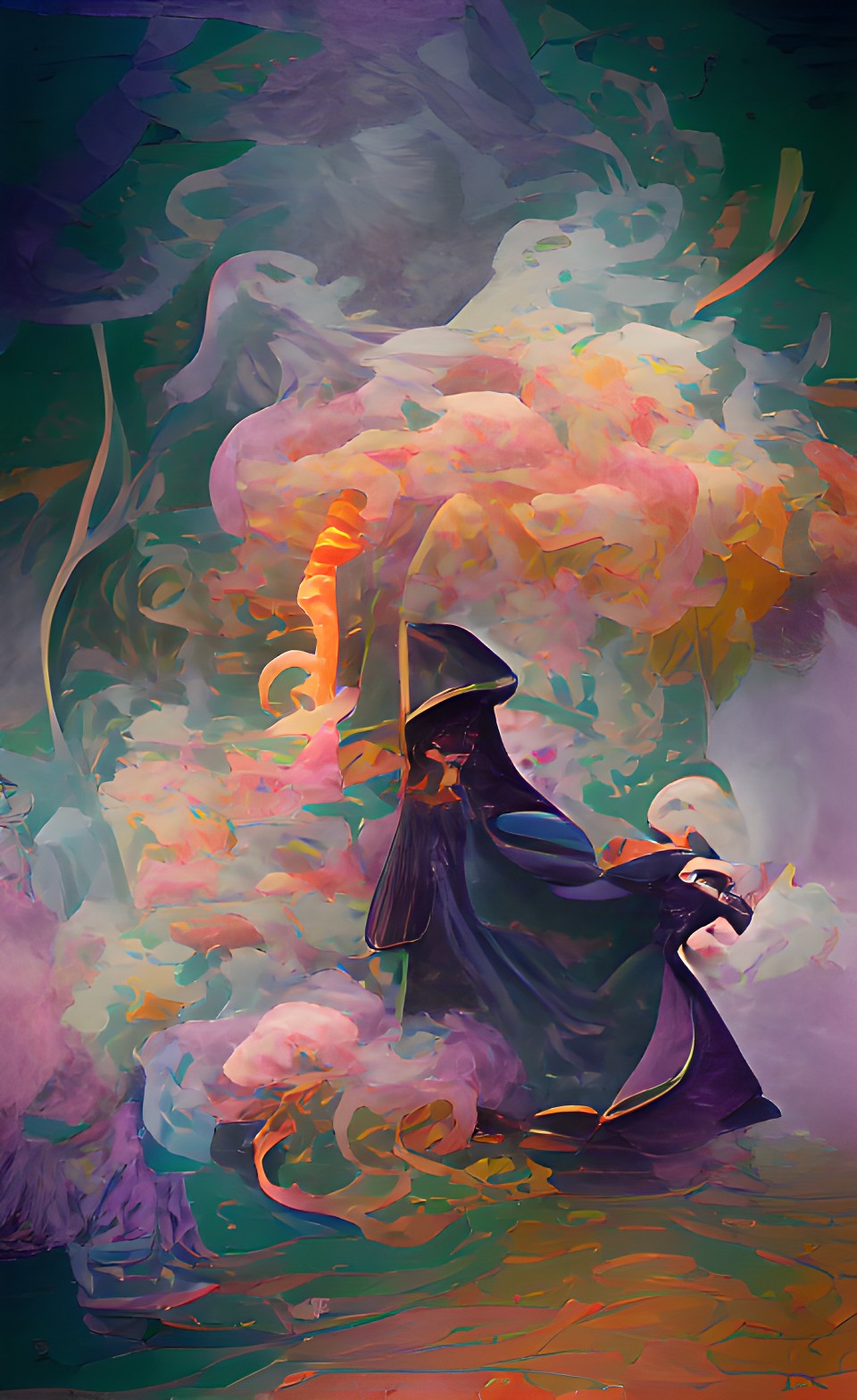 smoke comes from the wizard preview