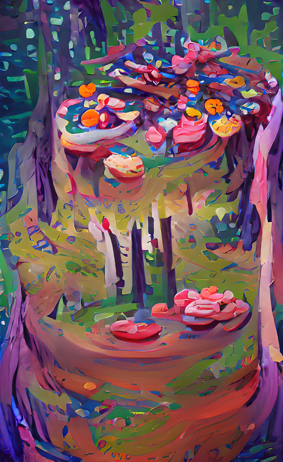 birthday cake in the woods preview