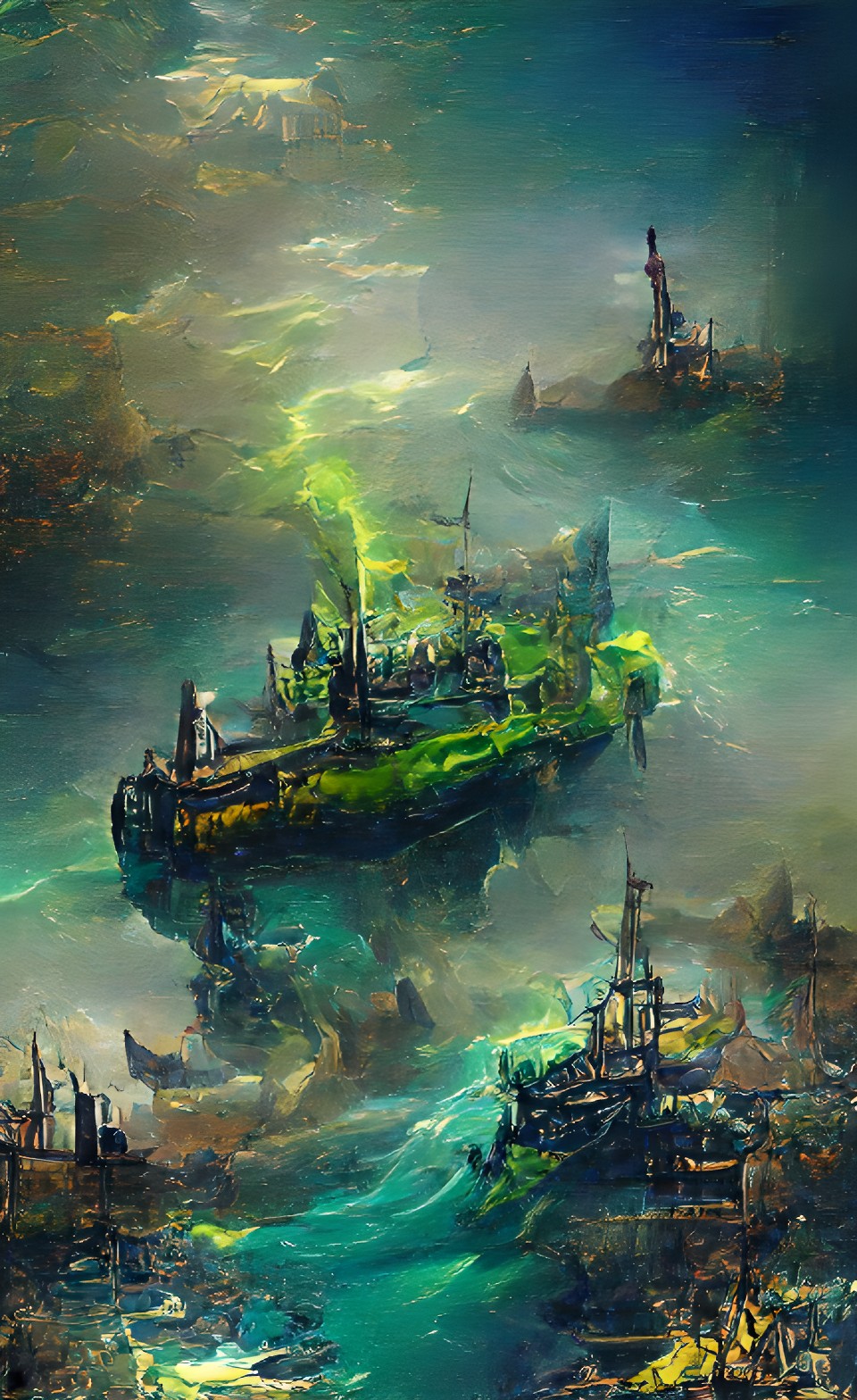 dark florescent eternal ocean depths preview