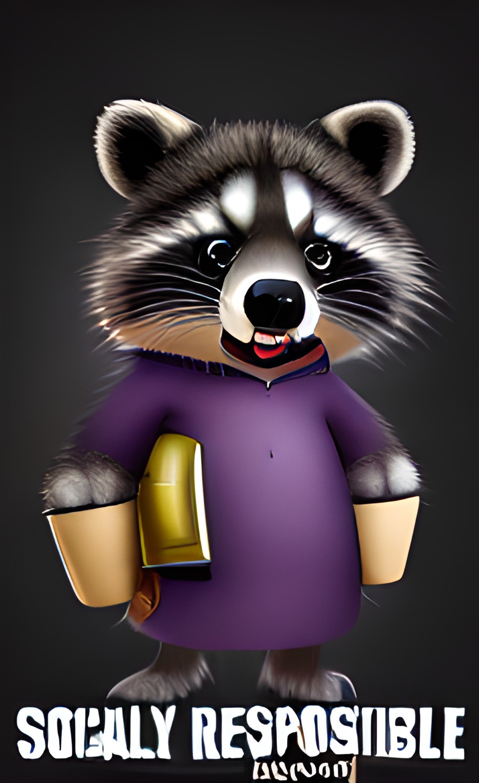 socially responsible raccoon preview