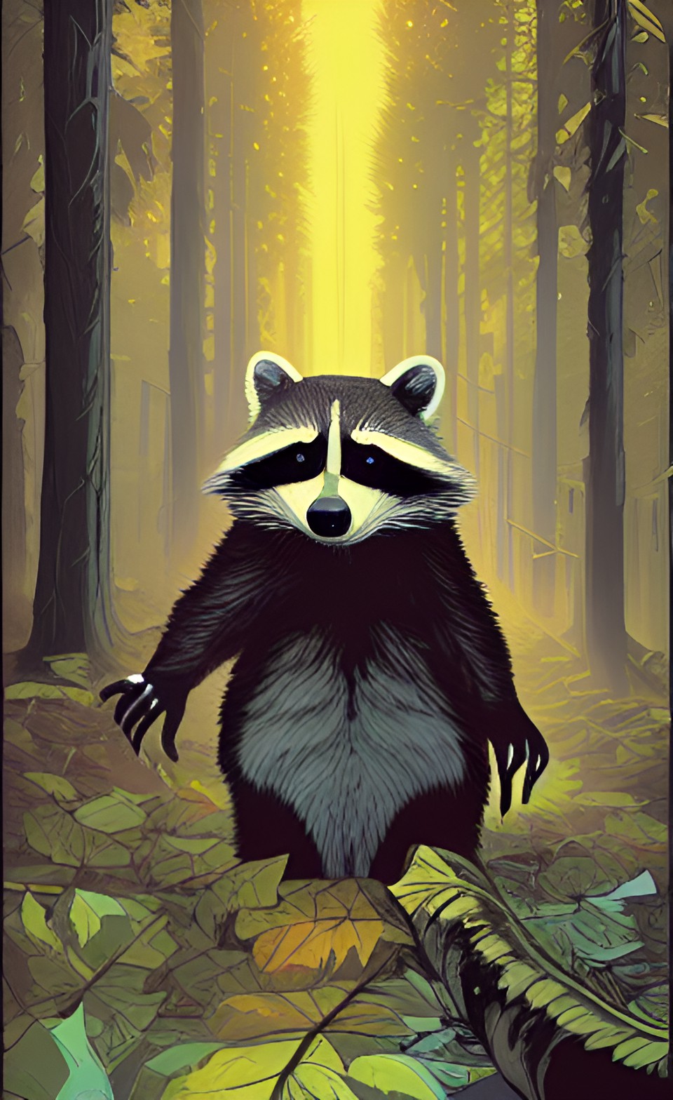 socially responsible raccoon preview