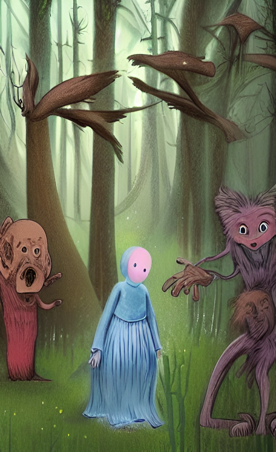 strange and magical trip to the forest, strange storybook preview