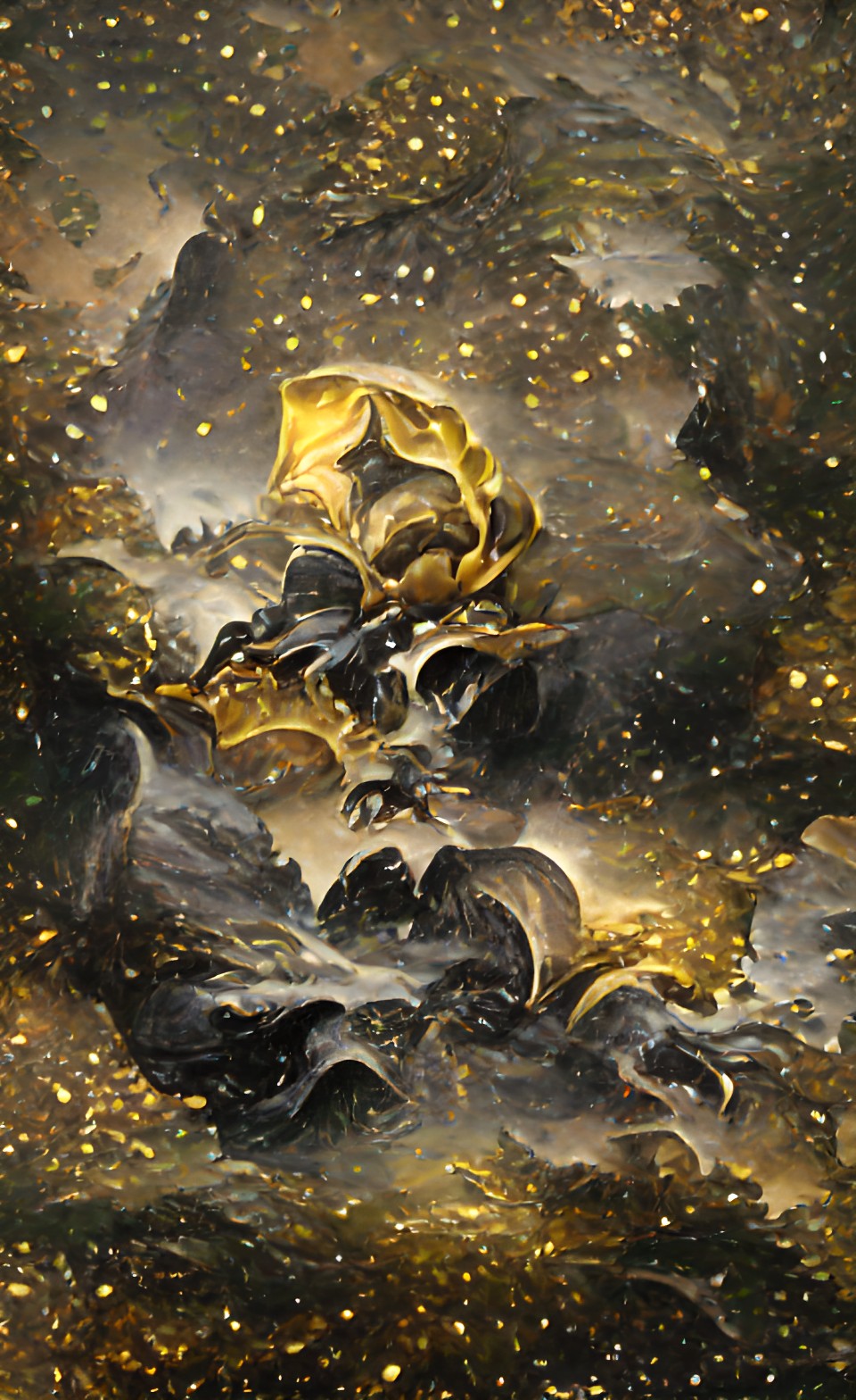 black and gold splash preview