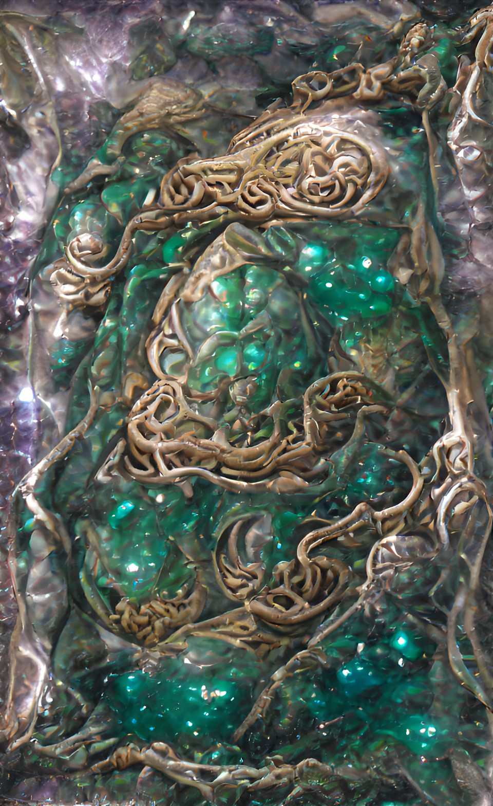 emerald brocade amulet preview