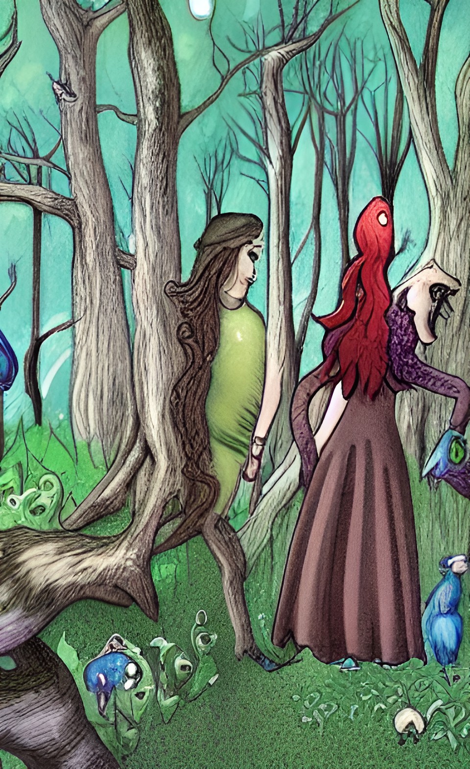 strange and magical trip to the forest, strange storybook preview