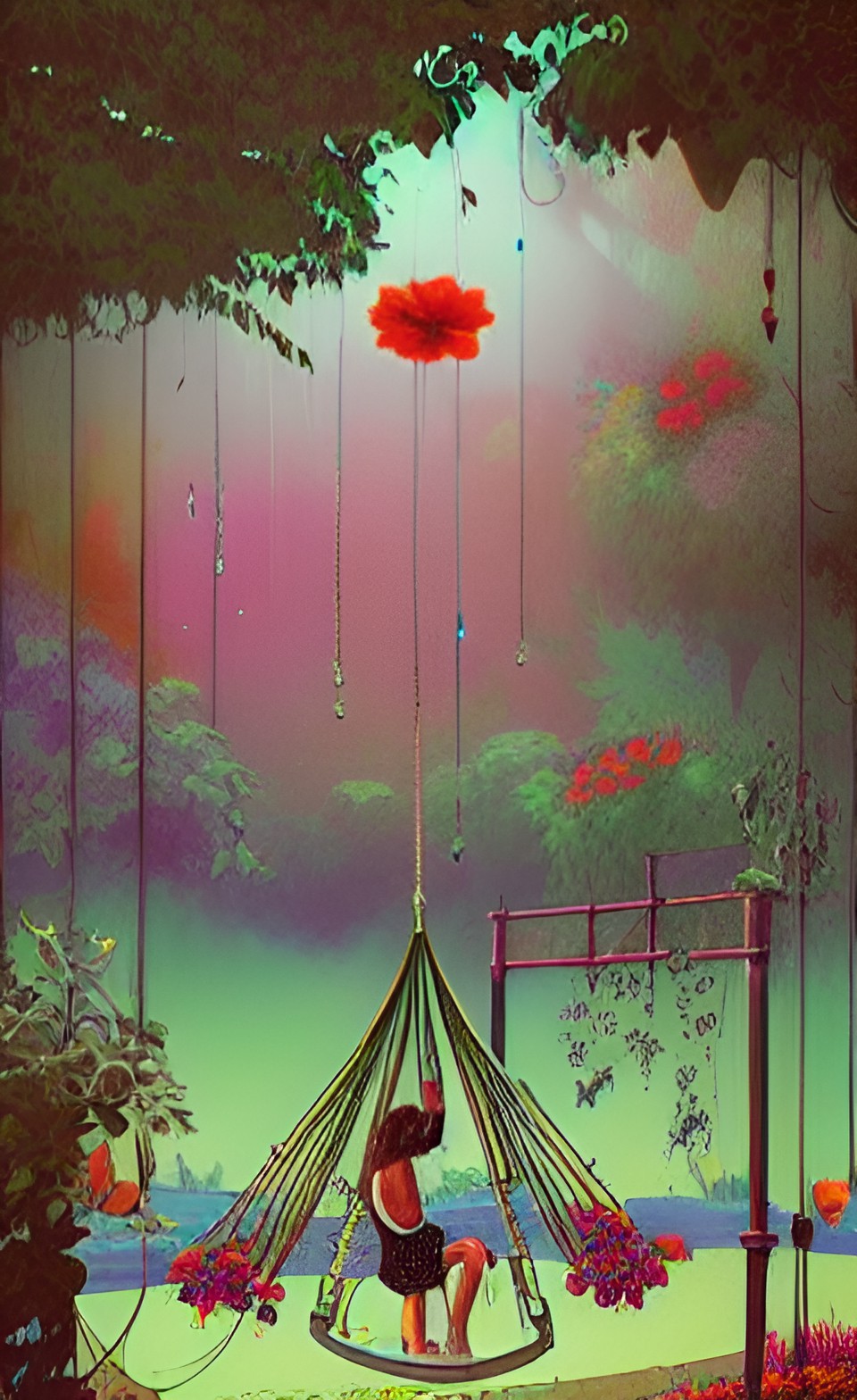 ✨️flower swingset by garden    ✨️ preview