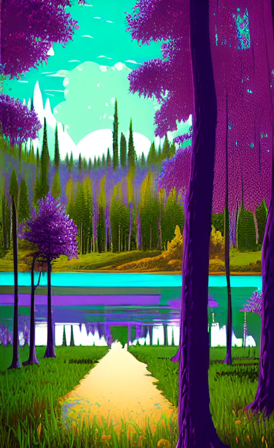 lilac lakeside paradise preview