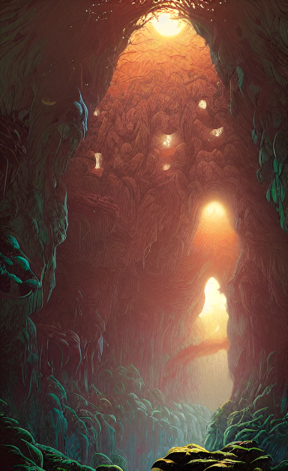 cave forest, preview