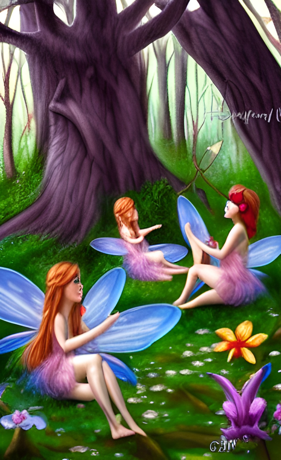 fairies in the woods preview