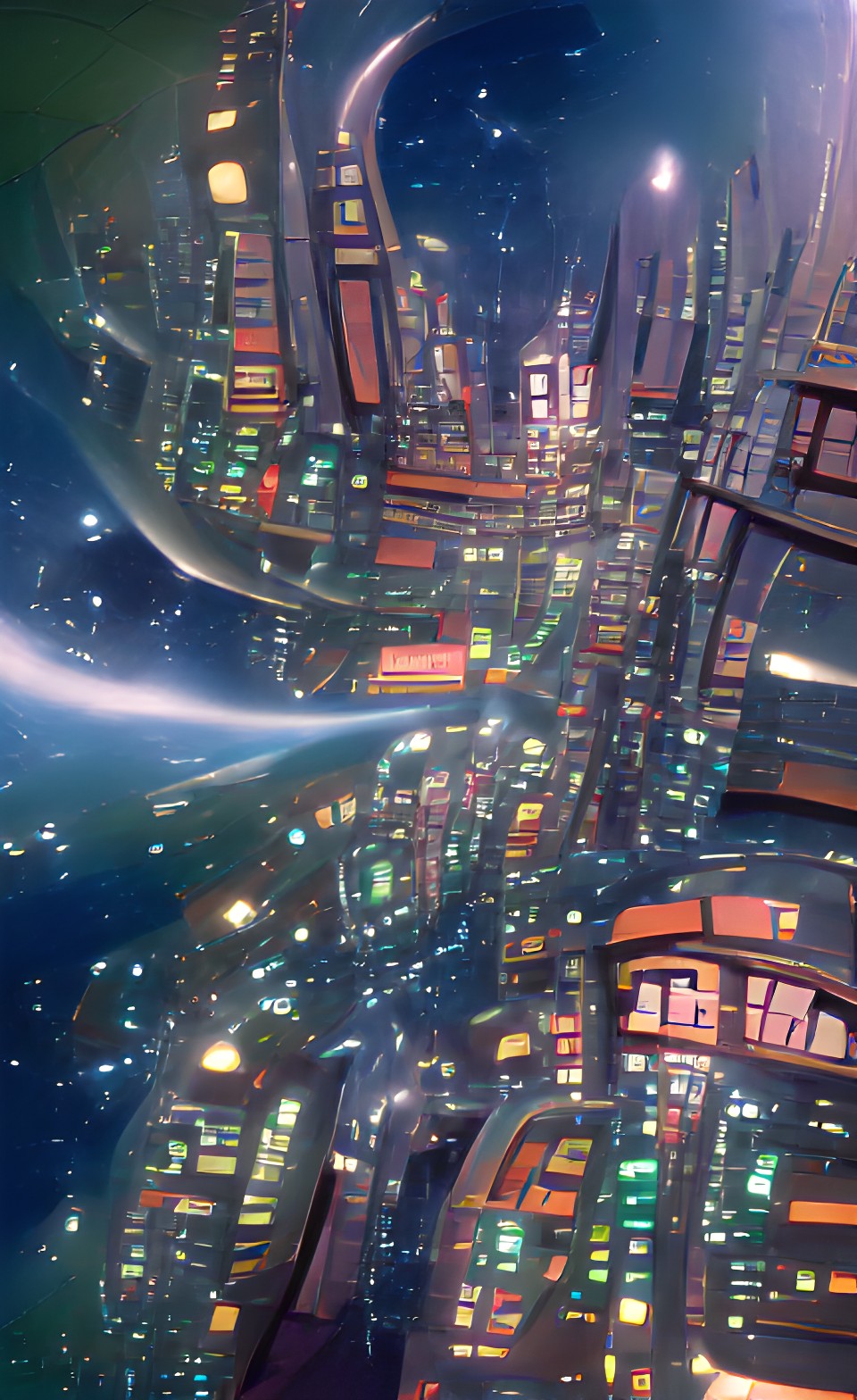 city in space preview