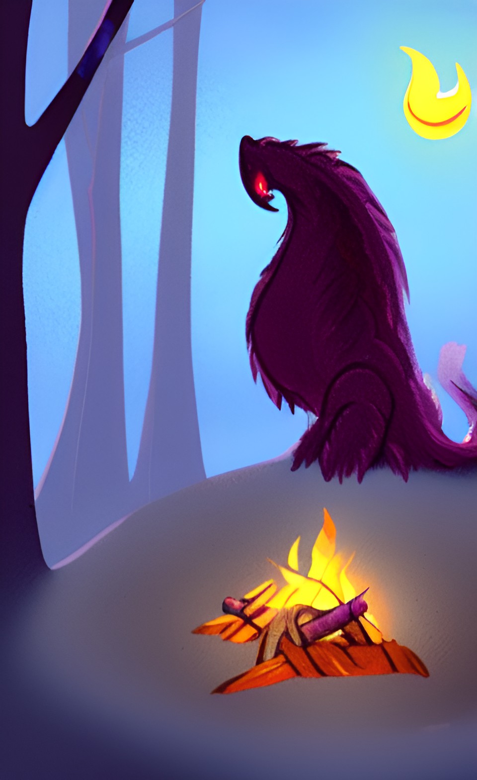 a magical creature based on a campfire preview