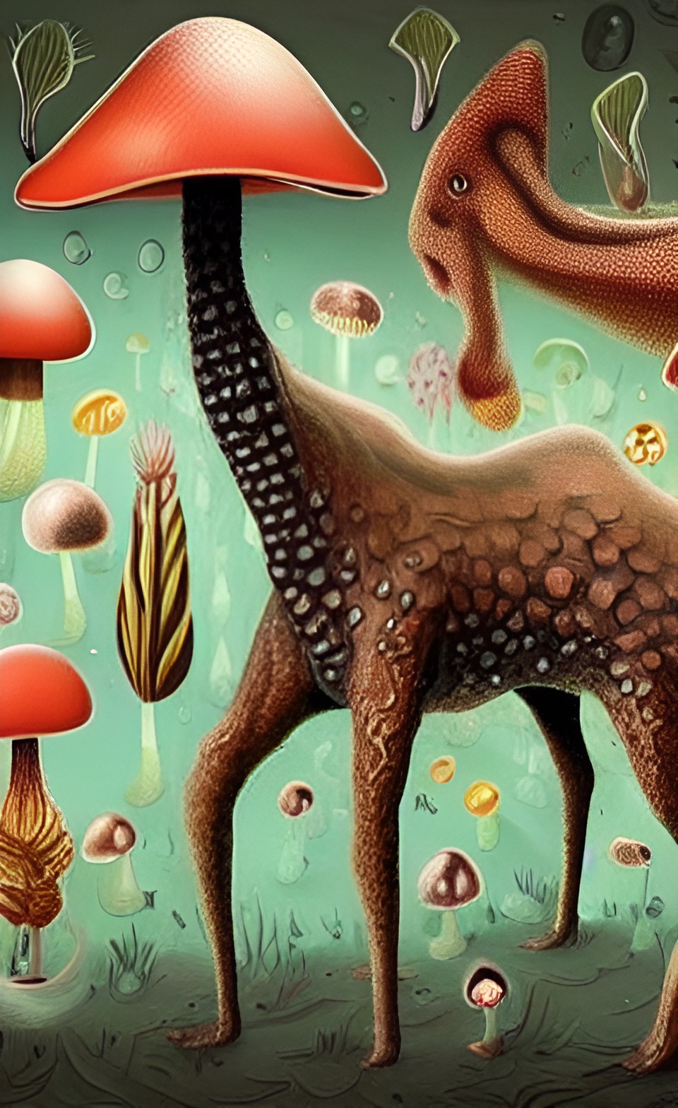 plafunamals are imaginary animals based on creative combinations of animals, plants, fungi, plants, and animals preview