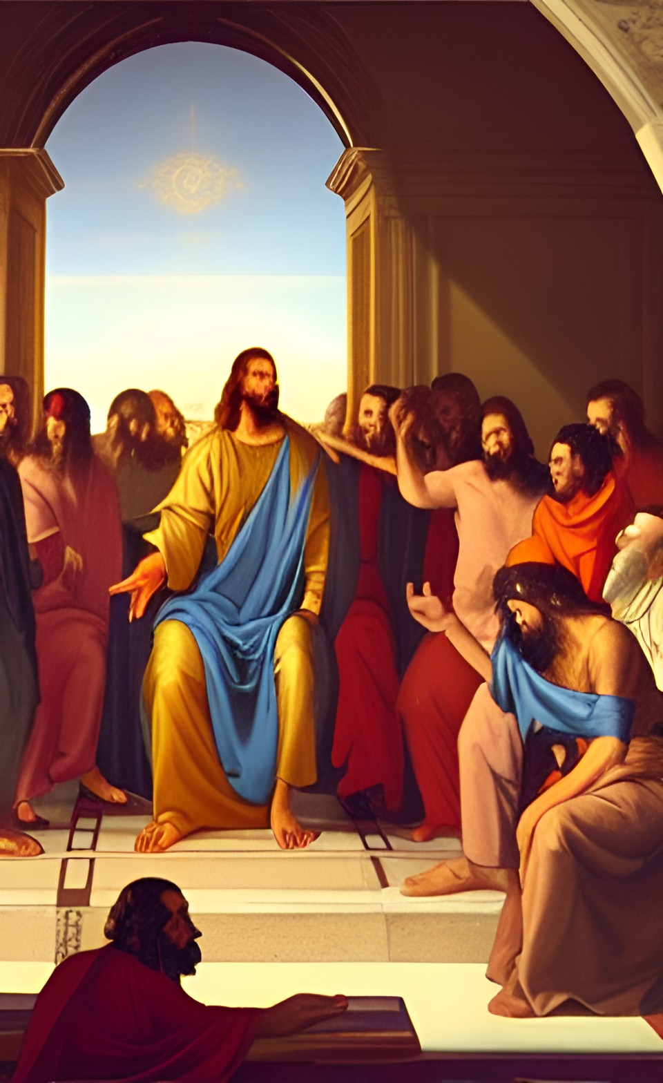 jesus in the school of athens preview