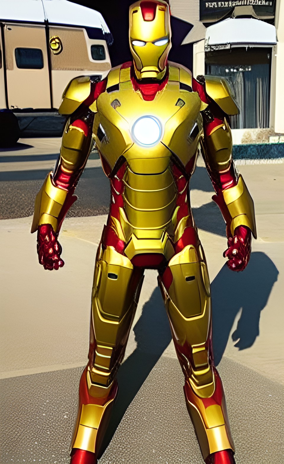 iron man golden armour preview