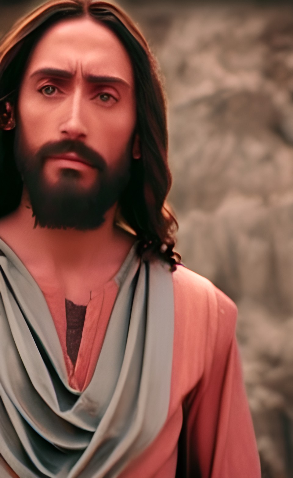 jesus in a scene from a movie preview