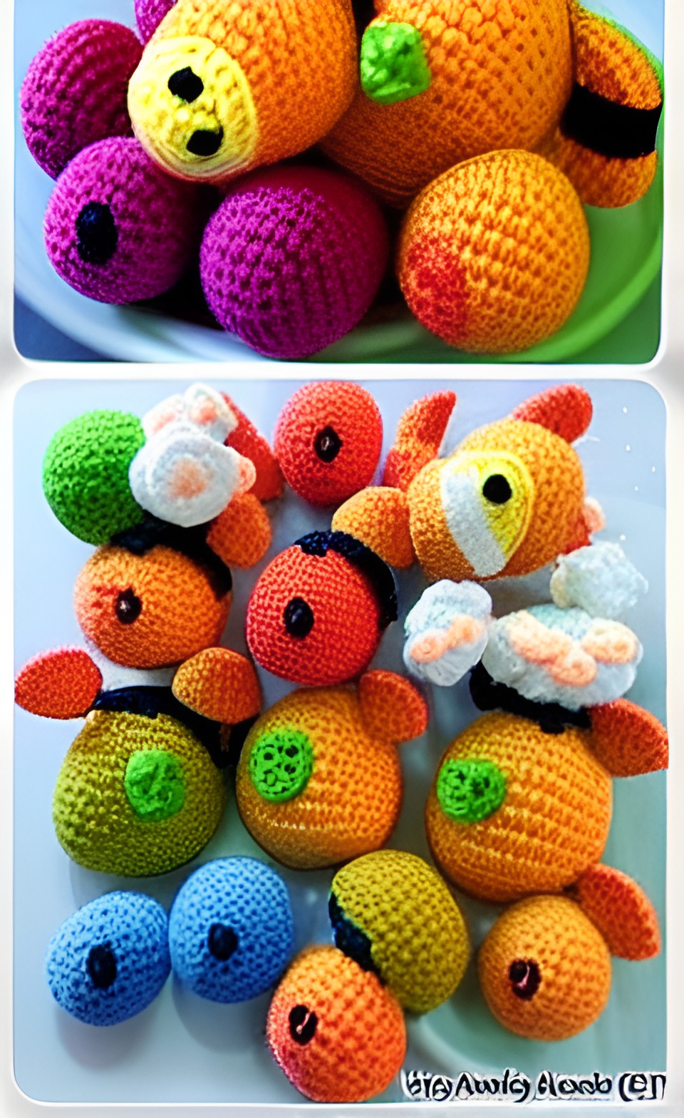 amigurumi food preview