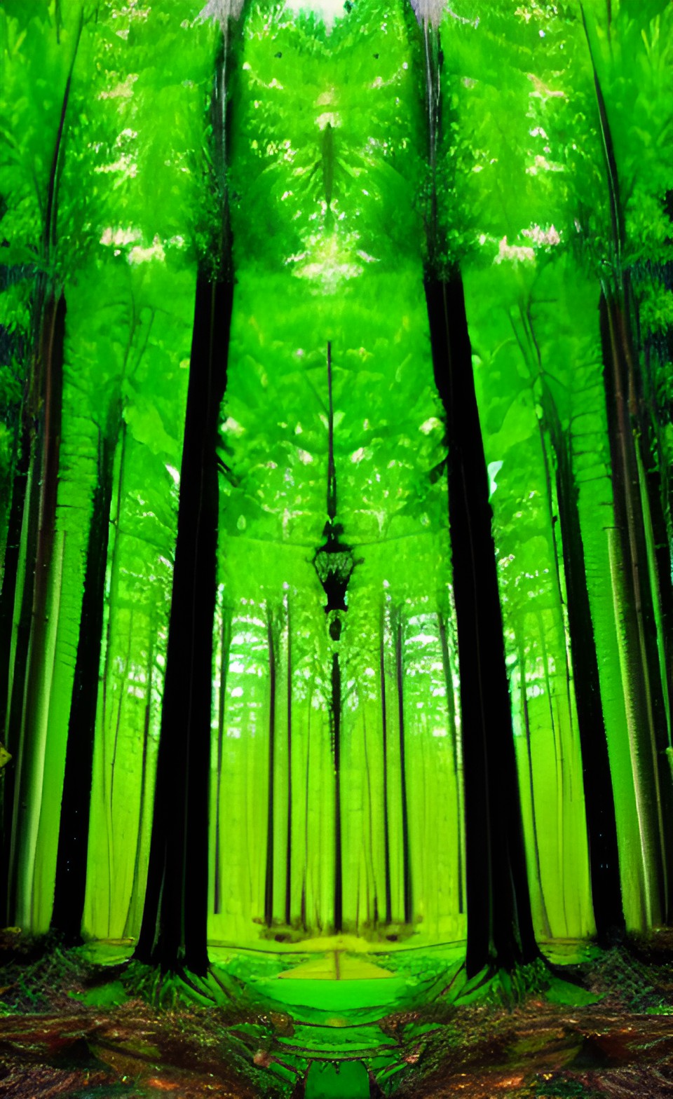 outdoors forest transcendental spiritual holy trippy geometric nature preview