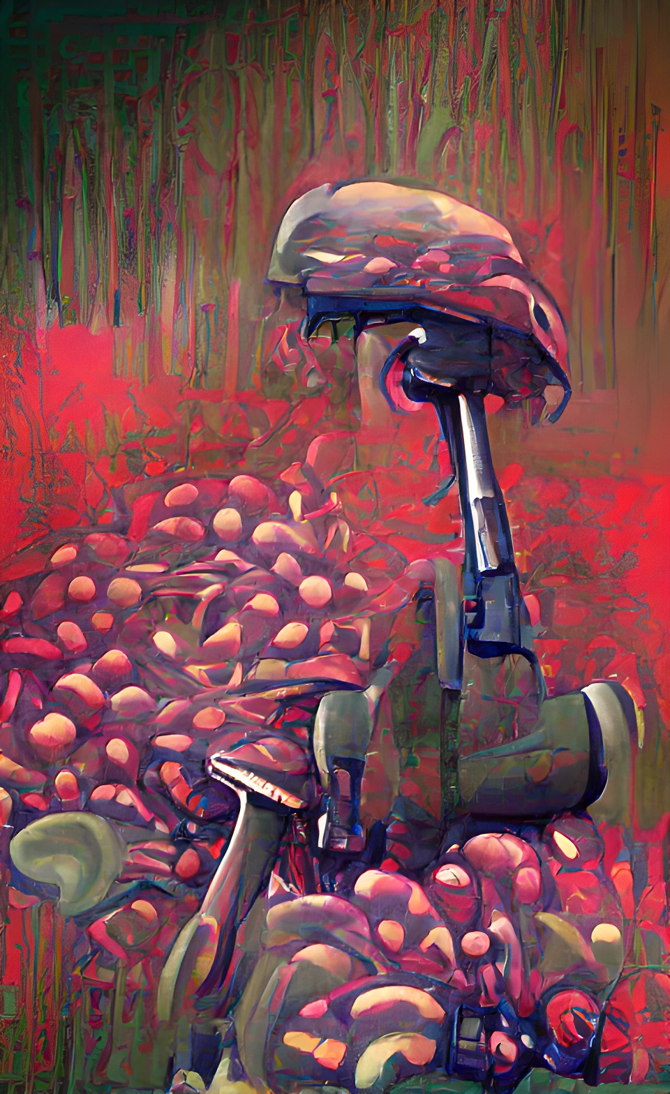 mushroom with a machine gun preview