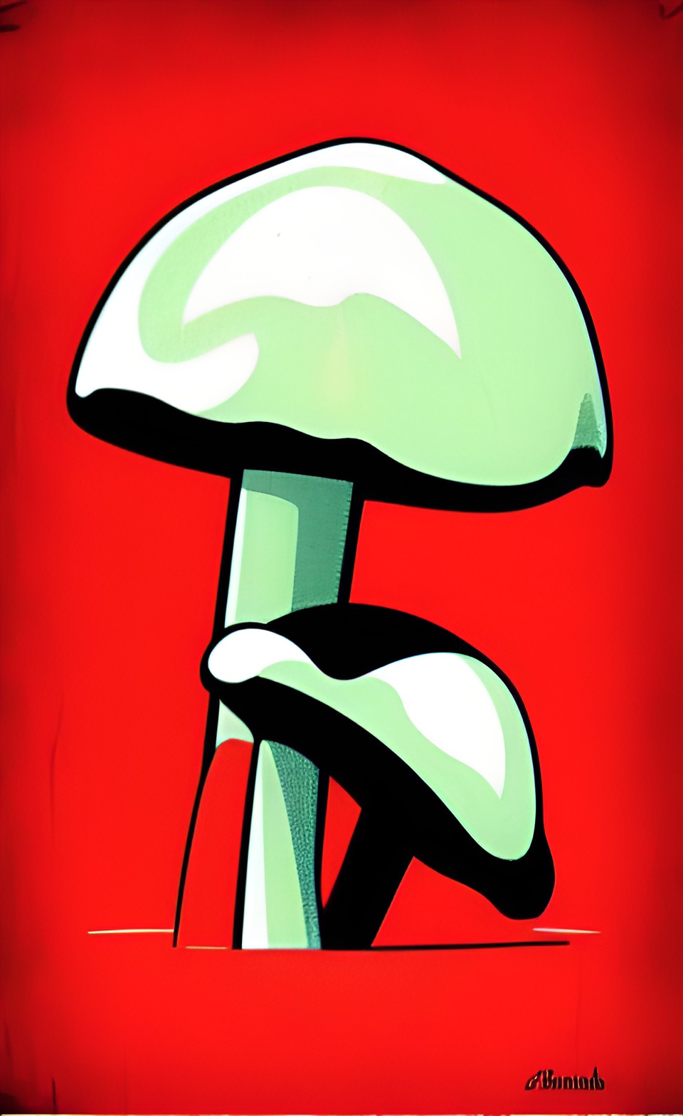 mushroom with a machine gun preview