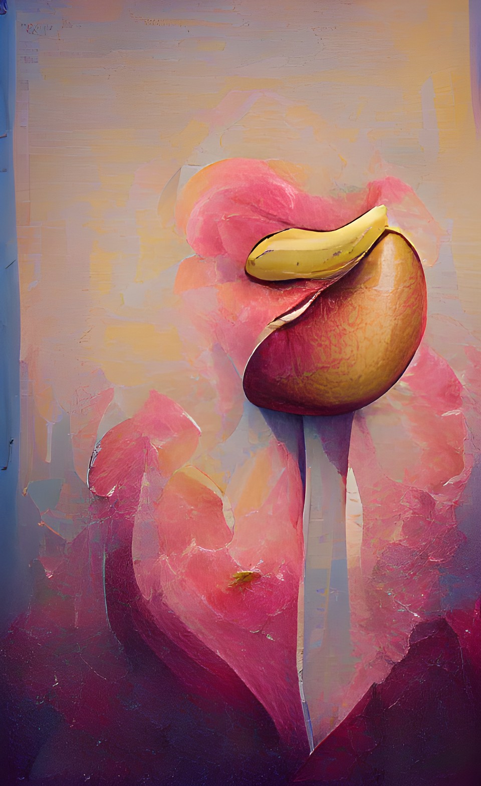 a radish kissing a banana preview