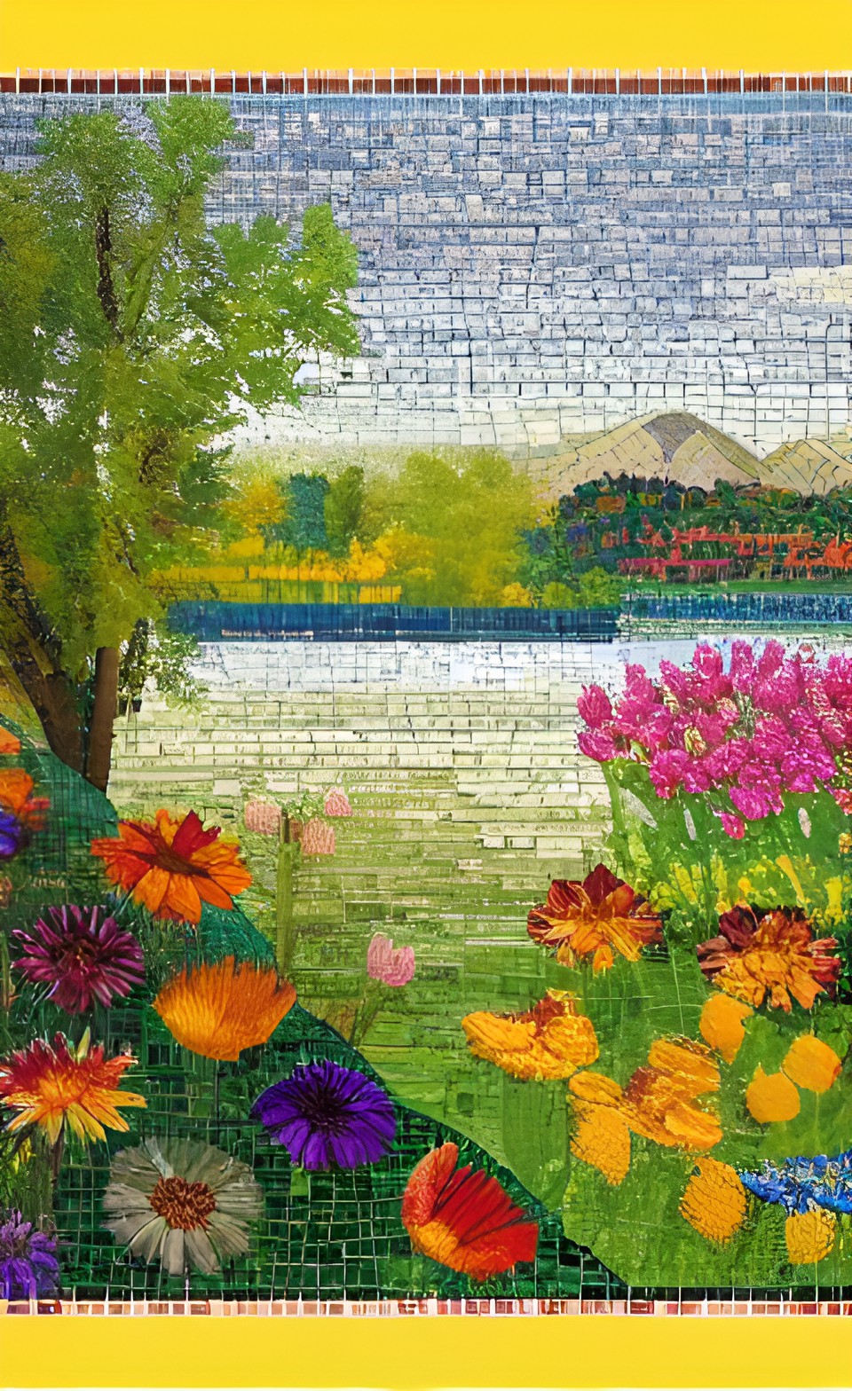 🌻🌷🌺🏞lakeside mosaic🏞🌺🌷 🌻 preview