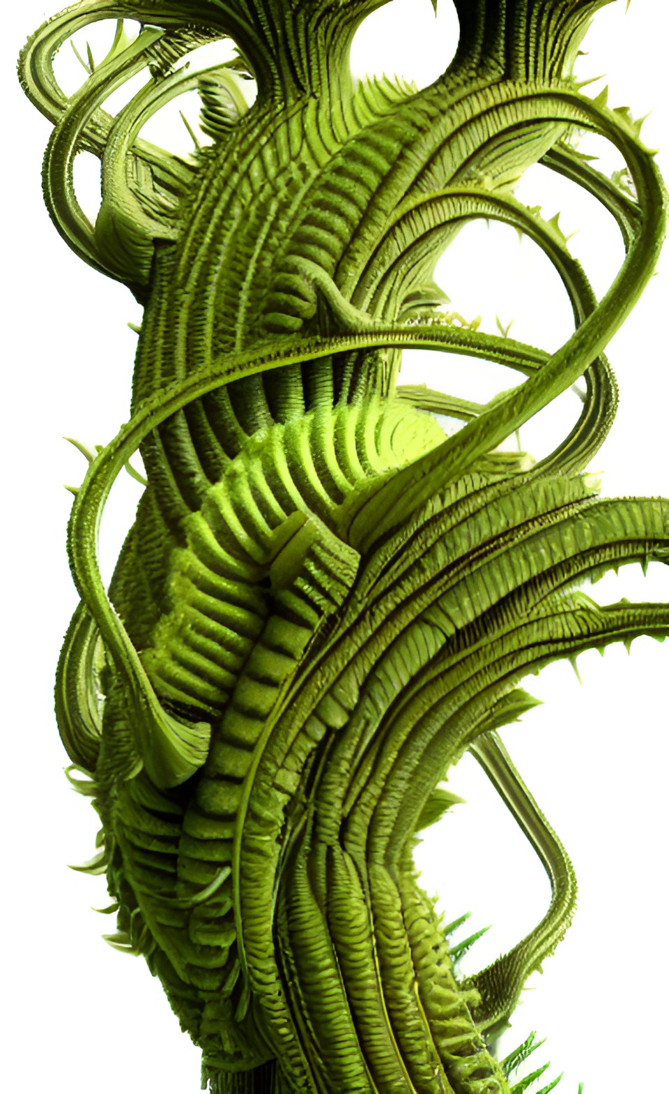 detailed complex organic glorious incomprehensible alien plants preview