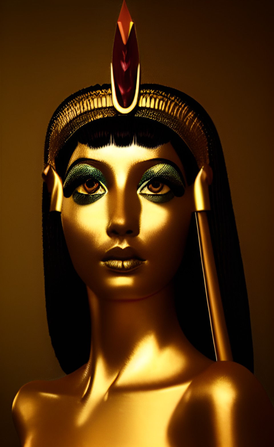 cleopatra rendered in octane preview