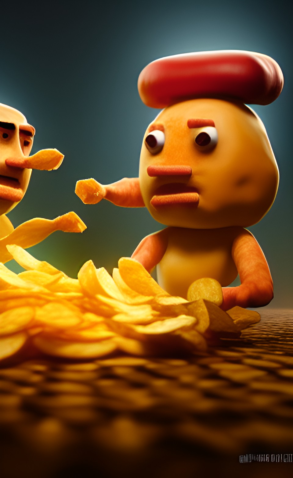 the king of the potato people fighting the king of the chips preview