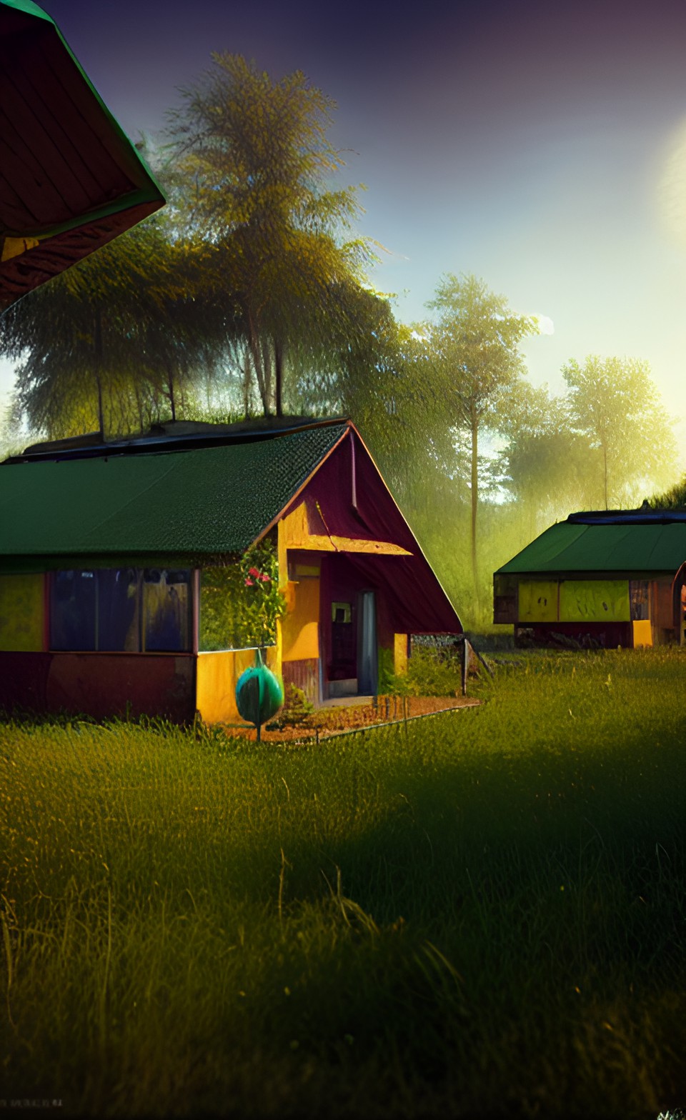 solarpunk ecovillage preview