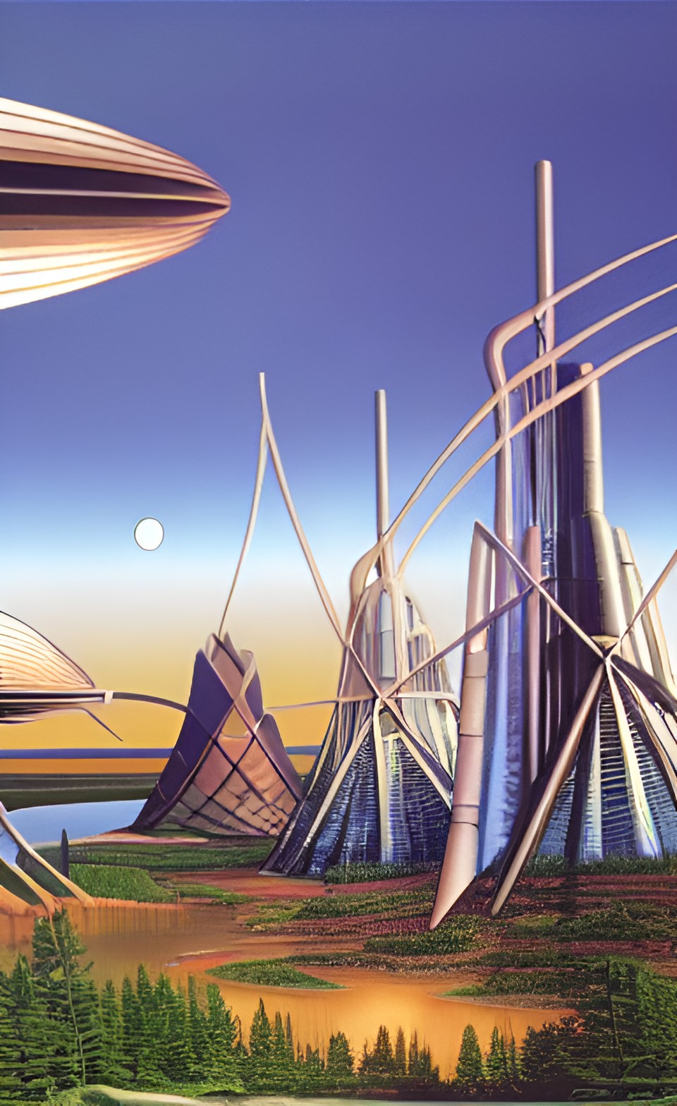 futuristic civilization, ojibwe algonquin native indigenous , northwoods great lakes, futurism preview