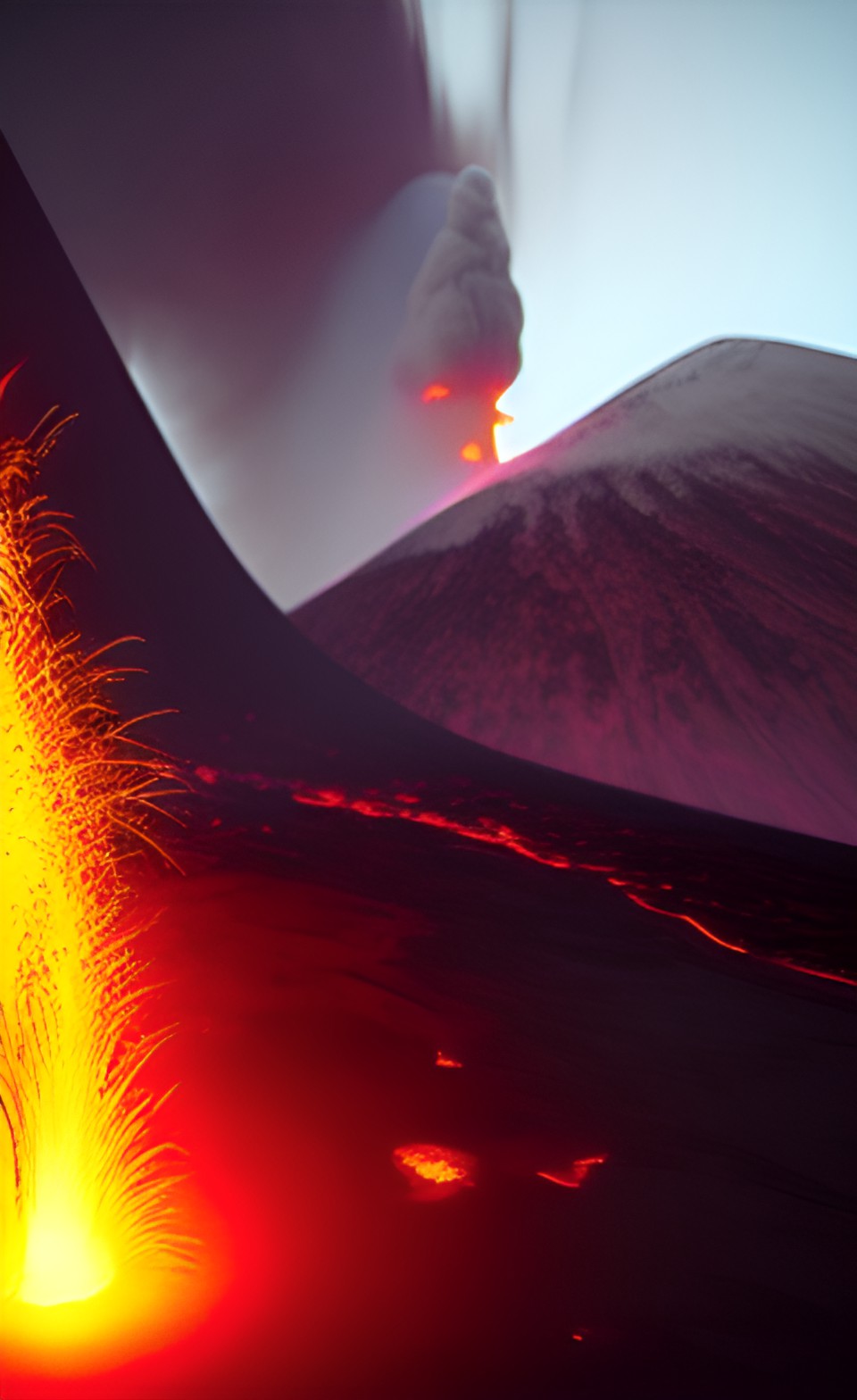 erupting volcano preview