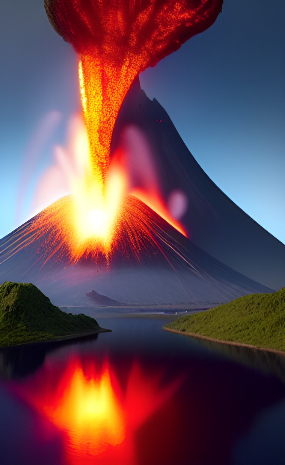 erupting volcano preview