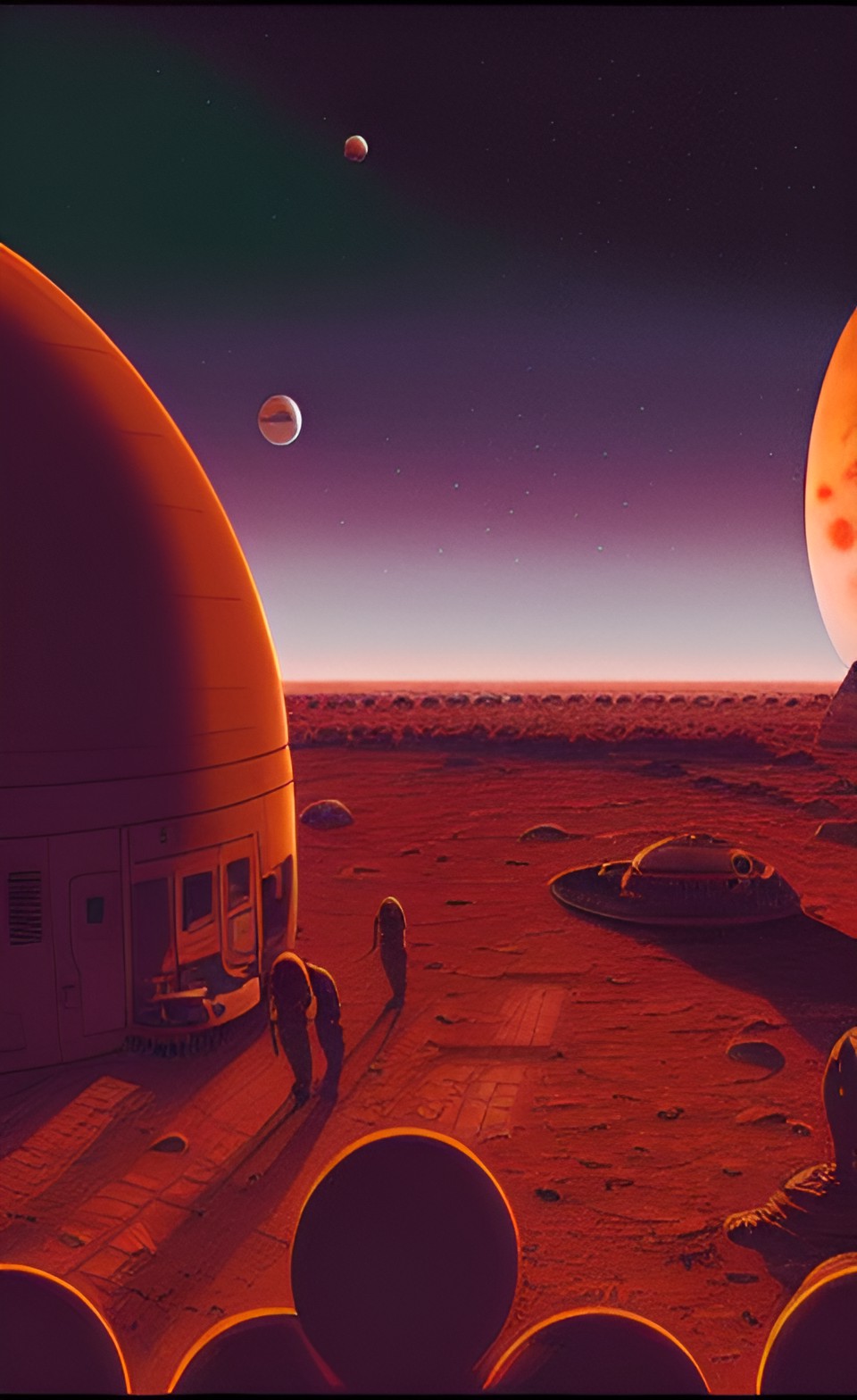 mars research base full of astronauts being watched by aliens preview