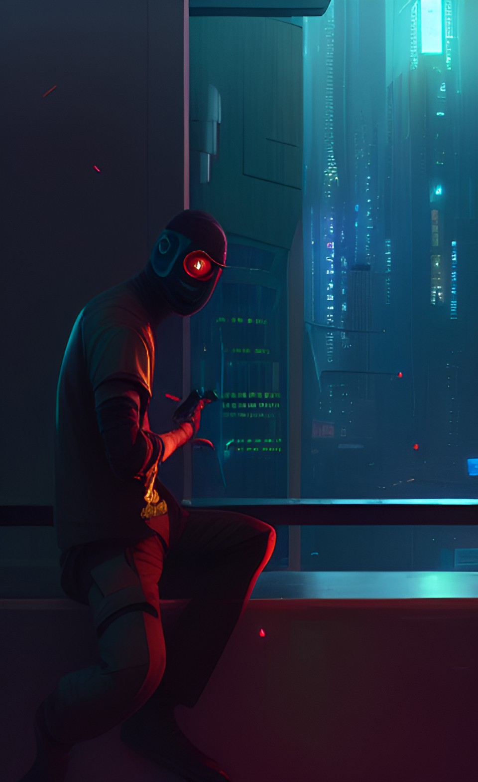 cyberpunk bank robbery preview