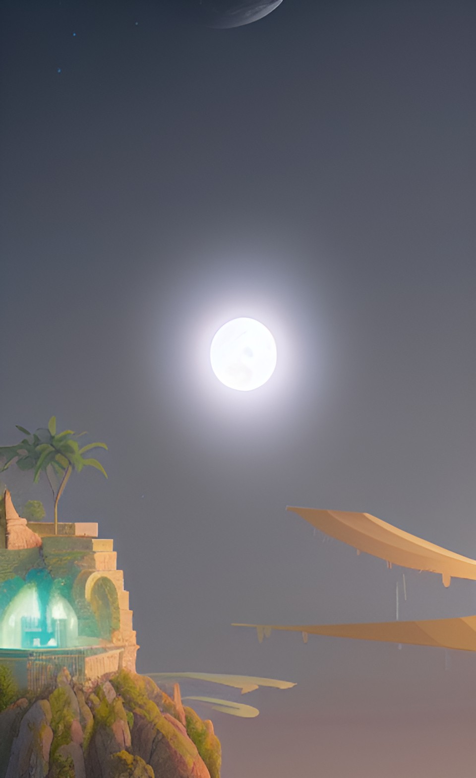 moon over mediterranean villas preview