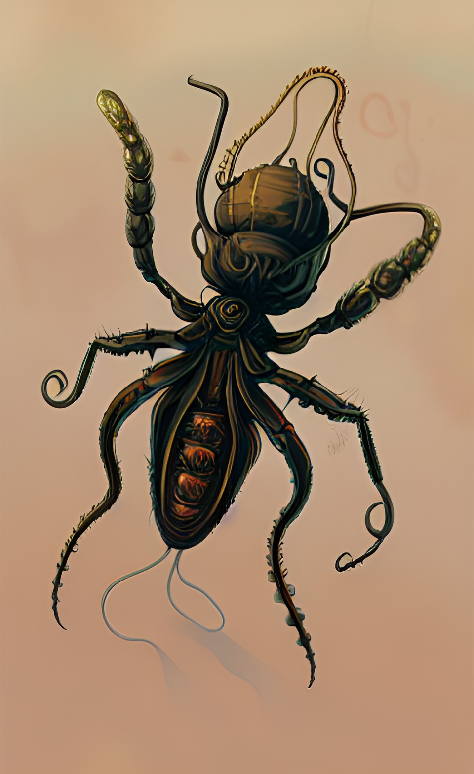 ch’torr - elder insect with tiny tentacles preview