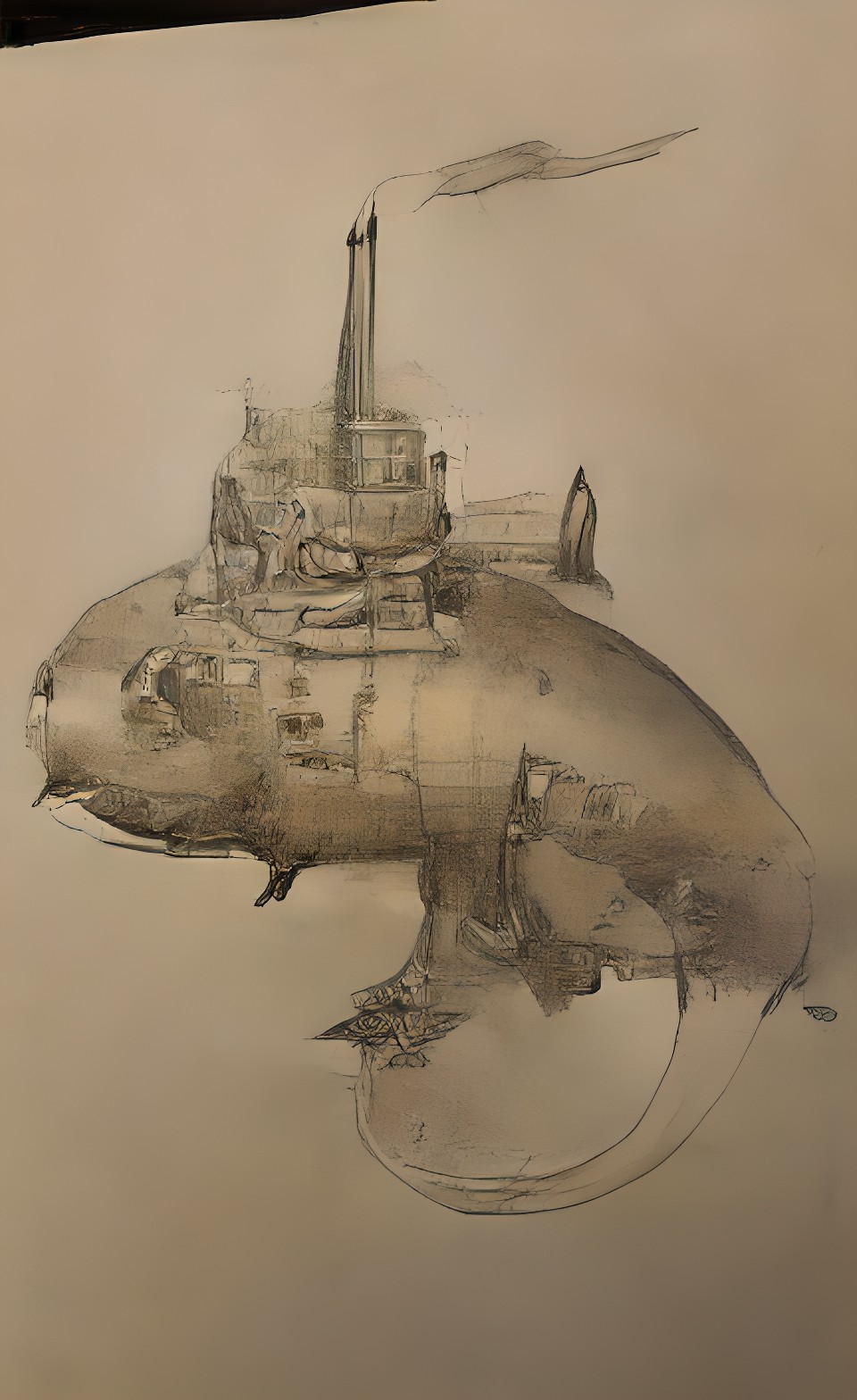 Sky Farsh - giant fish with a rocket engine preview