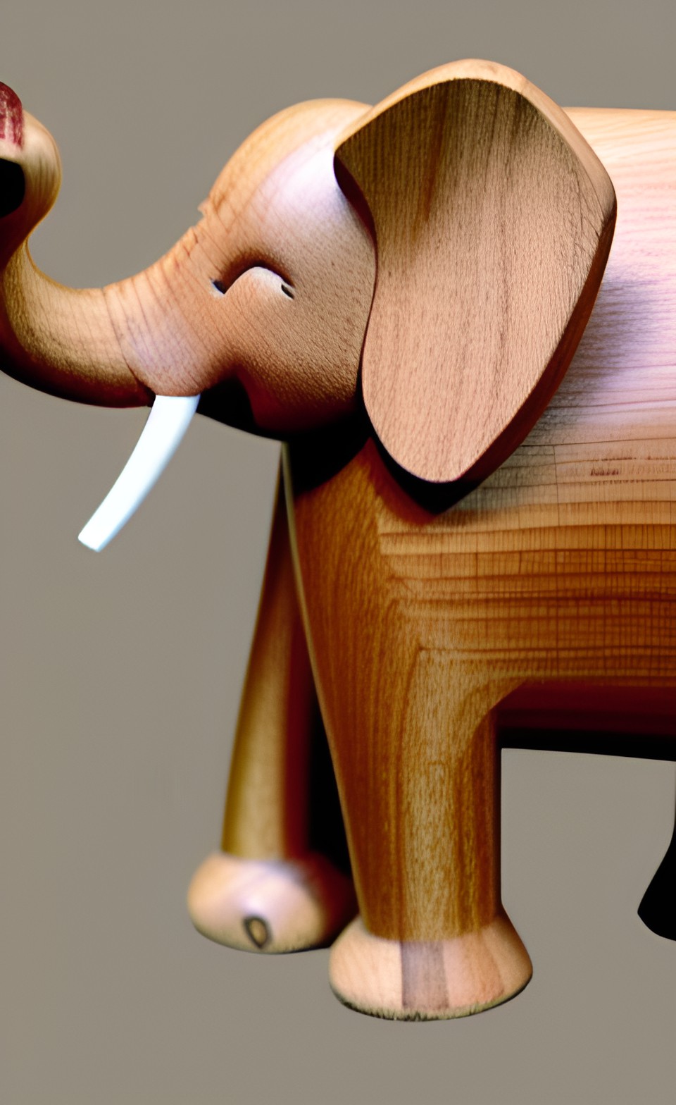 wooden elephant preview