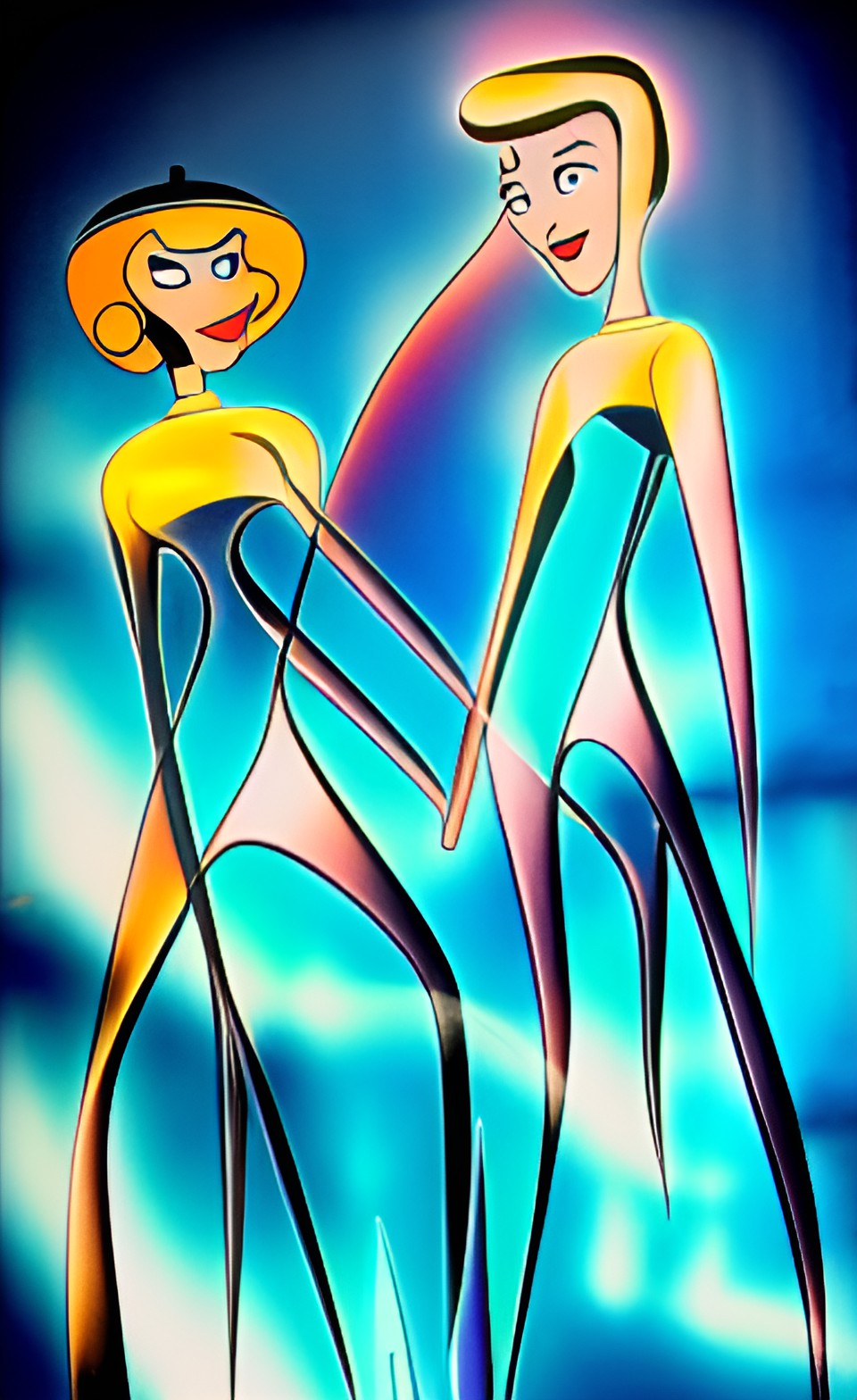 the jetsons, metallic airbrush, karla bak preview