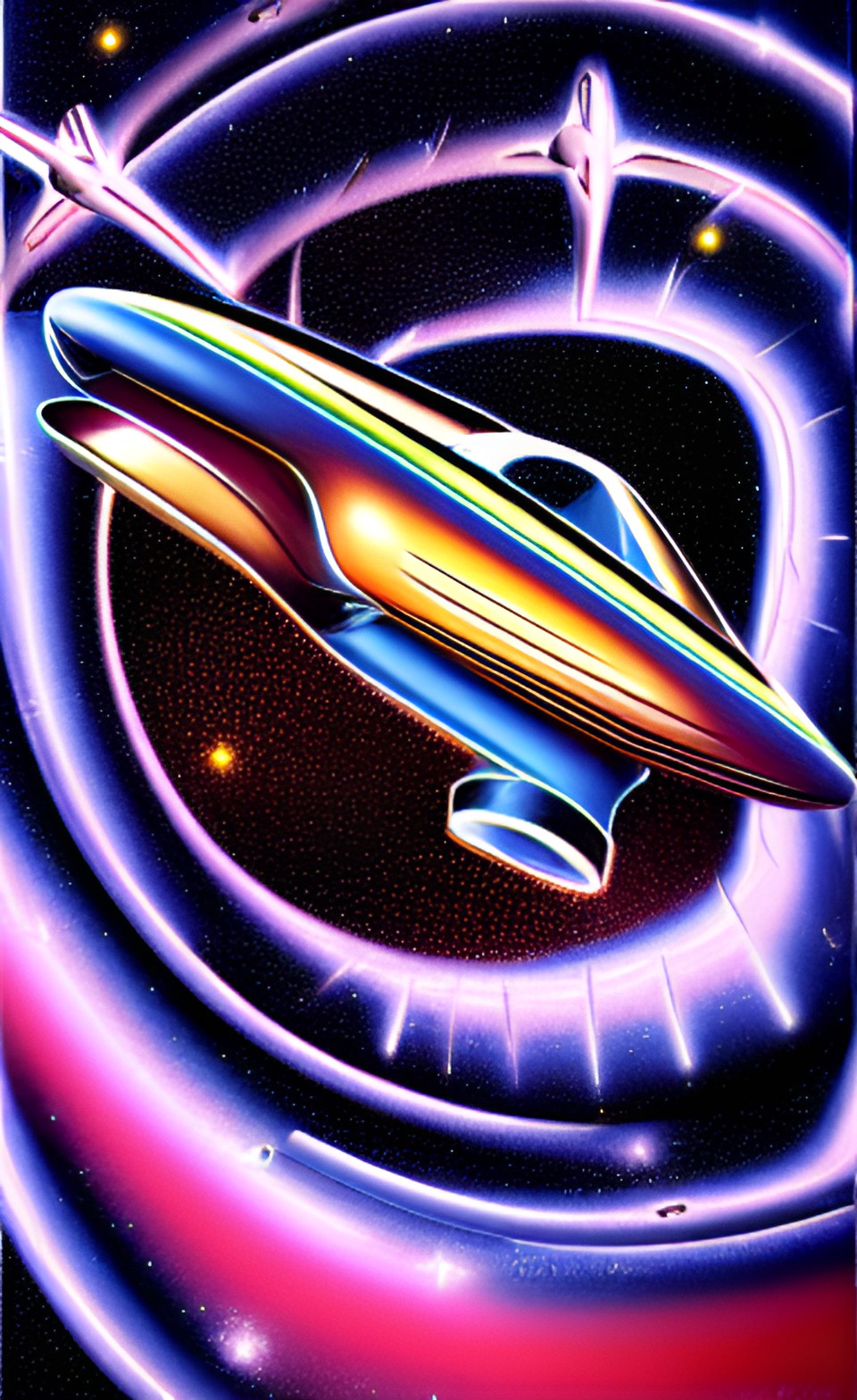 space out | metallic airbrush, by mike lavallee preview