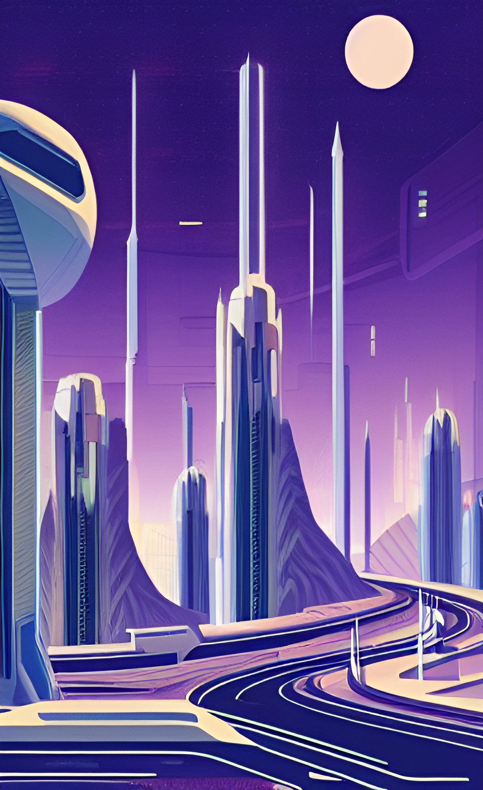 futuristic city preview