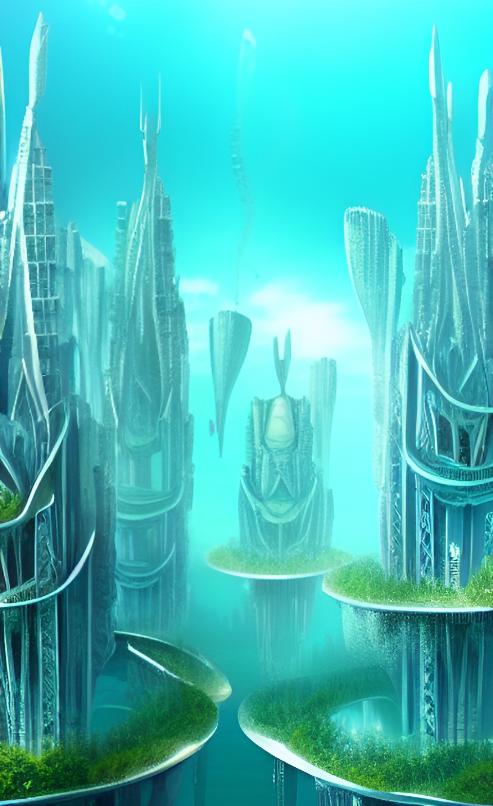 underwater city skyscapers preview