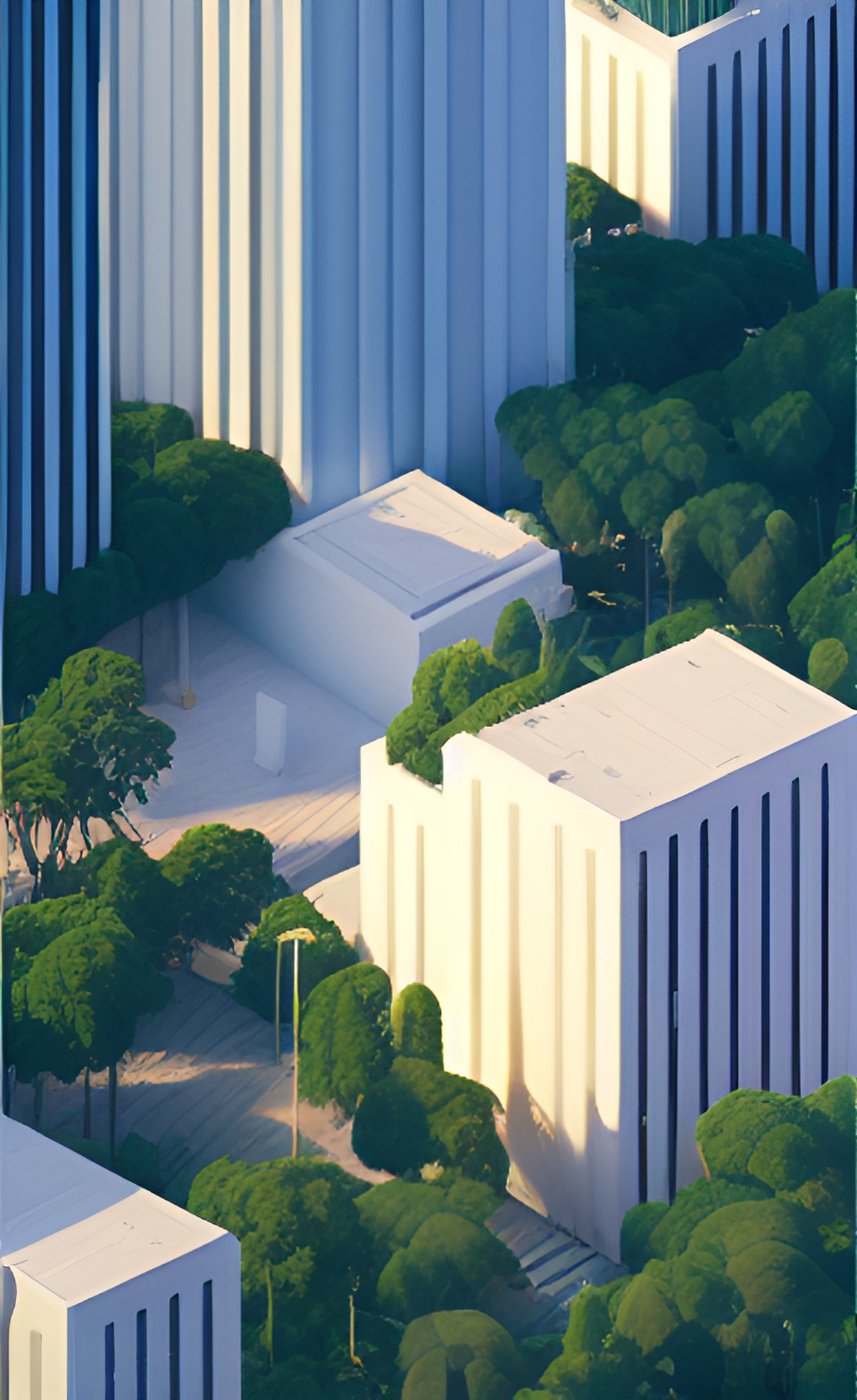 São Paulo isometric - a low poly isometric render of sao paulo, intricate, elegant, smooth, illustration, simple, solid shapes, by magali villeneuve, jeremy lipkin, michael garmash, kentaro miura style, octane render preview