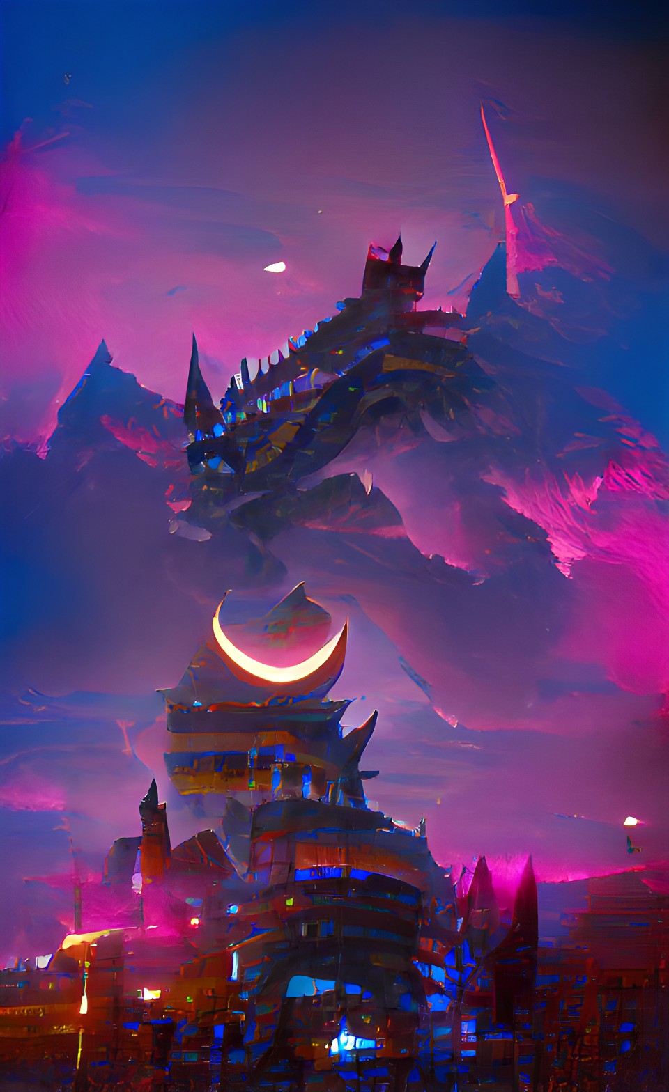 dragon castel moonlit preview